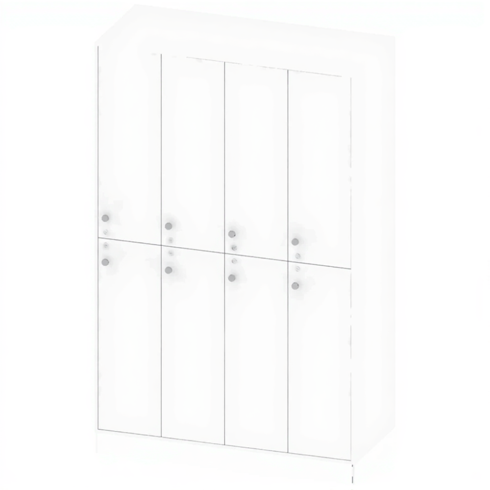 Шкаф школьный четырехсекционный СТЕ-ШП-52-4