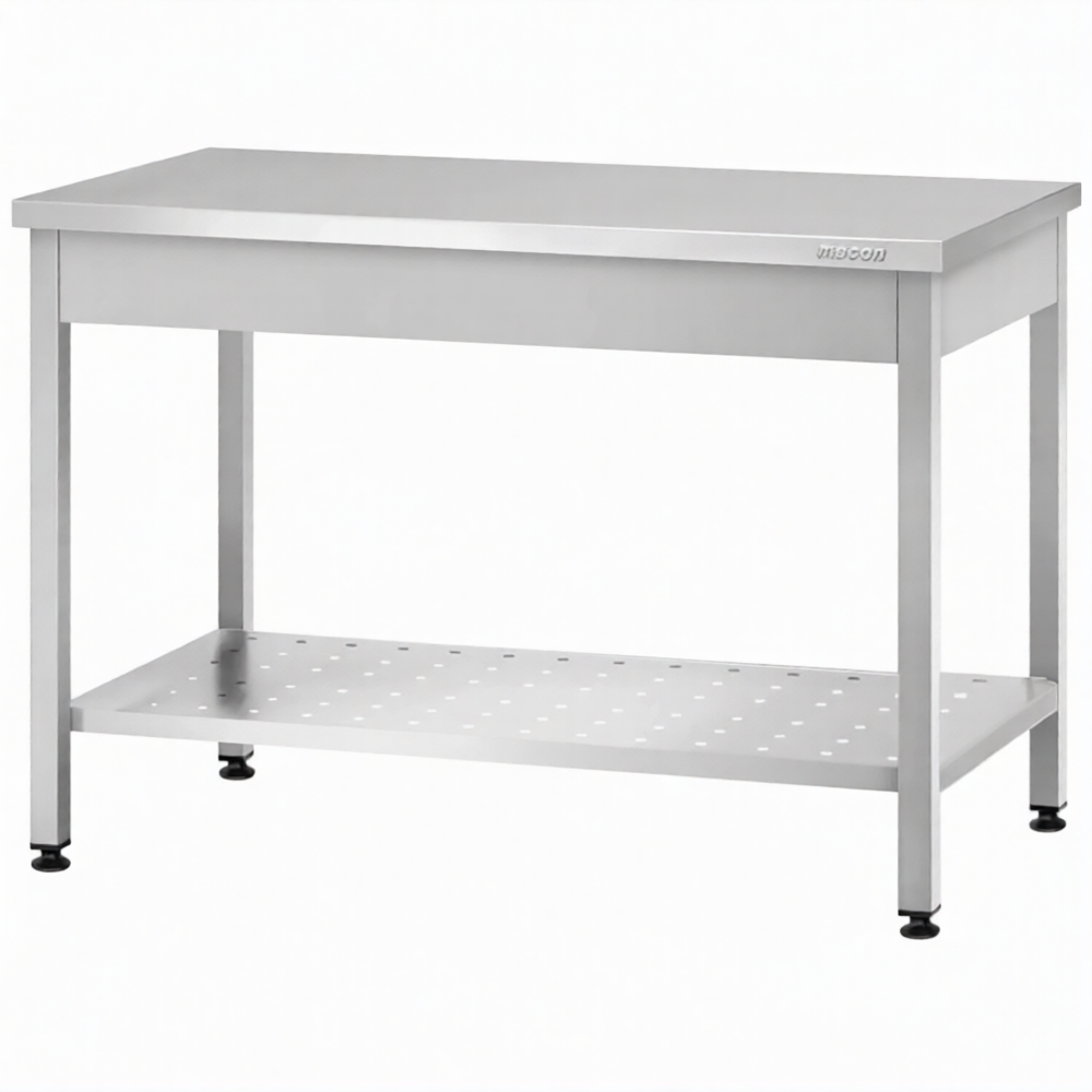 Стол производственный СПРп - 860х1200х800 «Profi Ral» (полка перфорация)