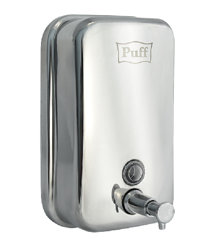 Дозатор для жидкого мыла из нержавеющей стали puff-8608 хром,  800 мл глянцевый