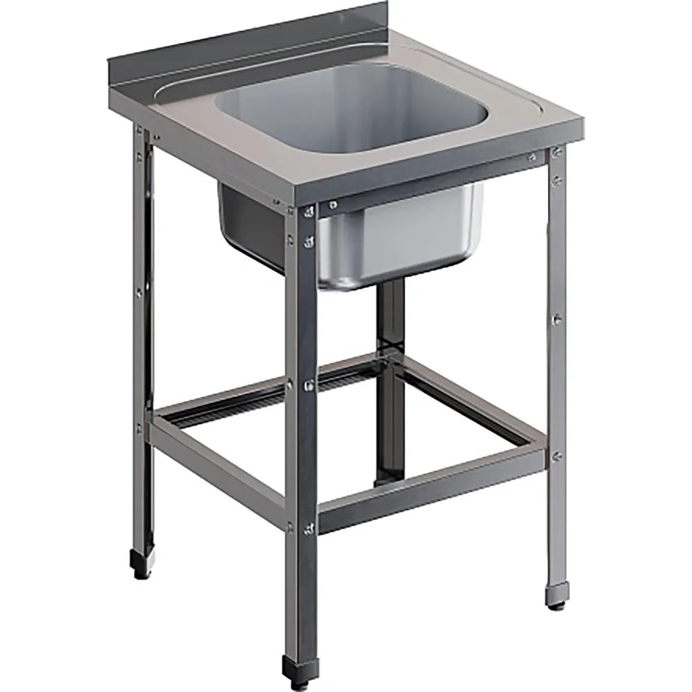 Ванна моечная односекционная цельнотянутая с бортом ВМЦ-1/6/6-БО-ЭН