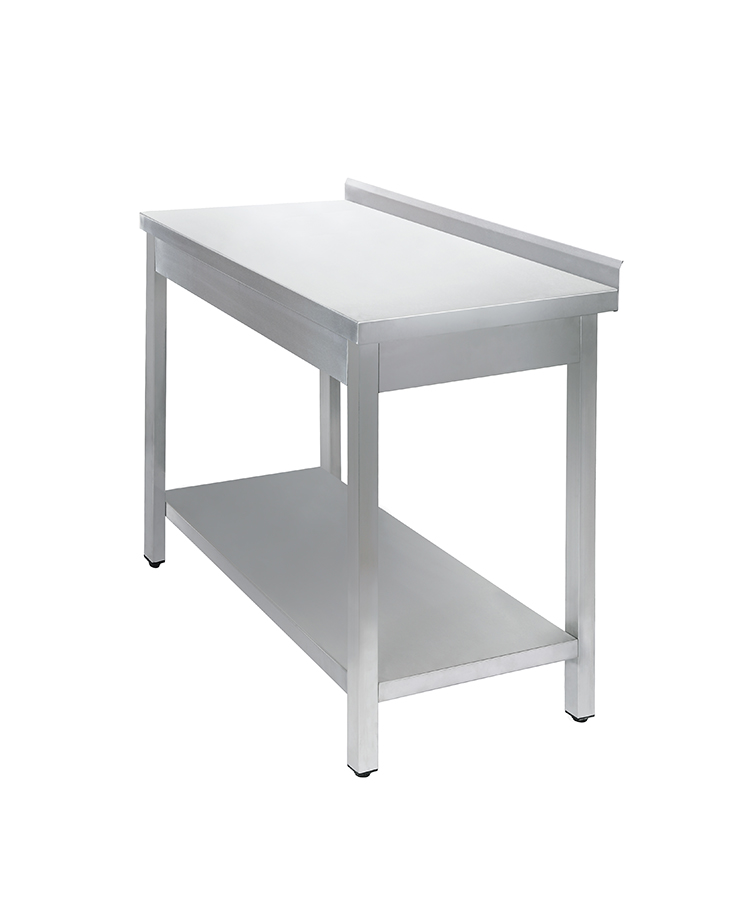 СТОЛ универсальный Luxstahl СПУ-13/6 со сплошной полкой нерж.