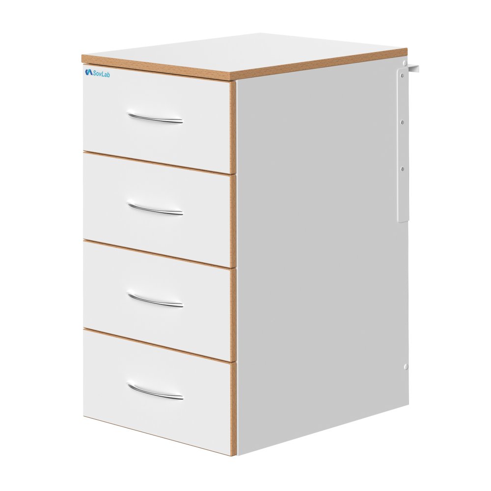 Тумба подв. выс. с 4 выдвиж. ящ. Mod. 400-4-ТЯпв