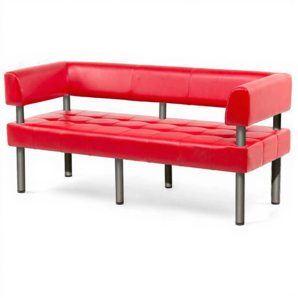 Диван трехместный ДО-8/3 (кожзам Эконом белый)