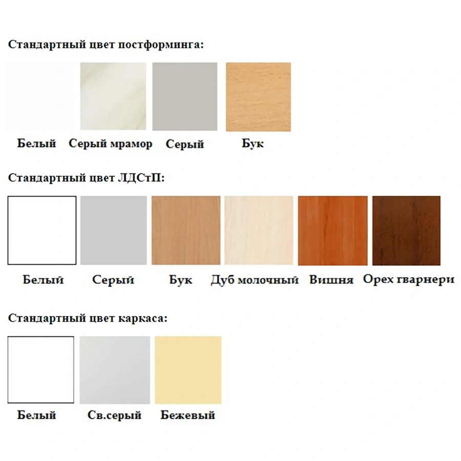 Тумба стационарная на металлокаркасе СЛ-12 (1200х600х850) (постформинг, ЛДСП, каркас белый)