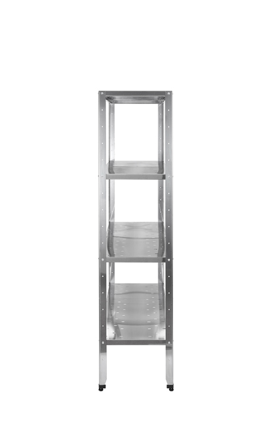 Стеллаж кухонный с перфорированными полками Luxstahl СРП-1800*1000*300