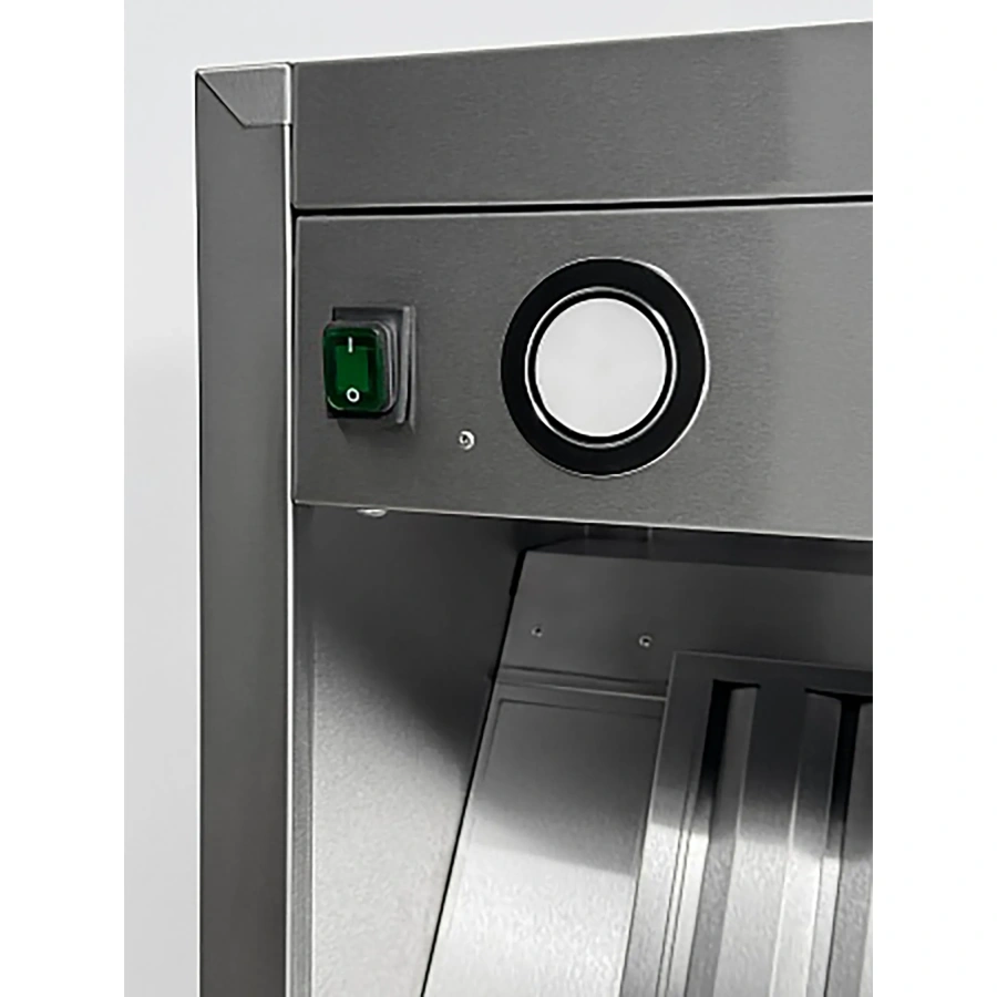 Зонт вытяжной пристенный с подсветкой ЗВПКП-13/14