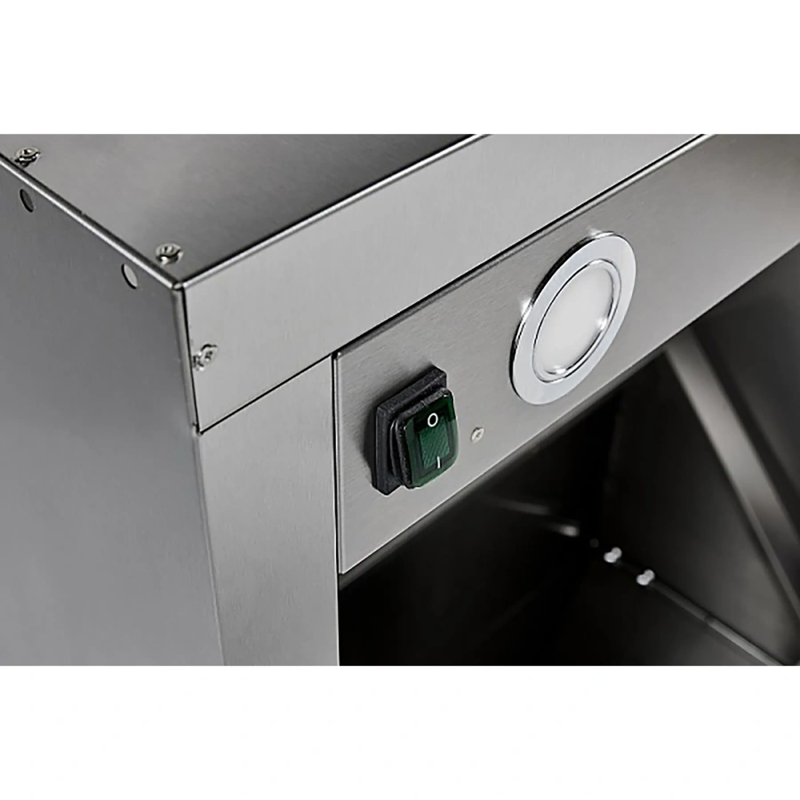 Зонт вытяжной пристенный ЗВПП-25/10 с подсветкой