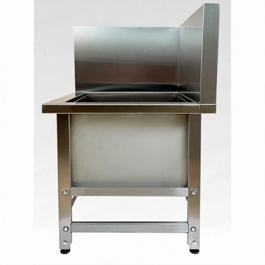 Ванна моповая ВМСн 500(800)х630х630  1 м/о (облицовка Г-обр., правая; ножка угловая)