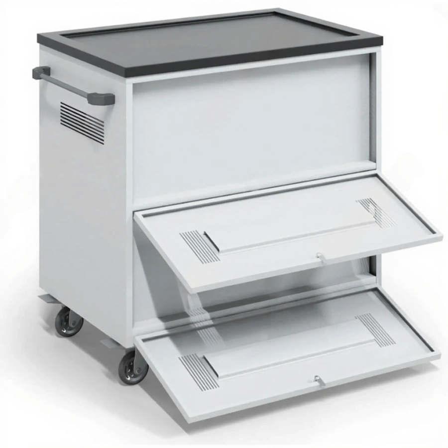 Тележка для хранения 34 ноутбуков и планшетов 17,3 дюймов