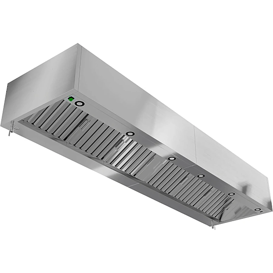 Зонт вытяжной пристенный с подсветкой ЗВПКП-13/14