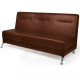 Диван трехместный ДО-4/3 (кожзам Эконом коричневый)